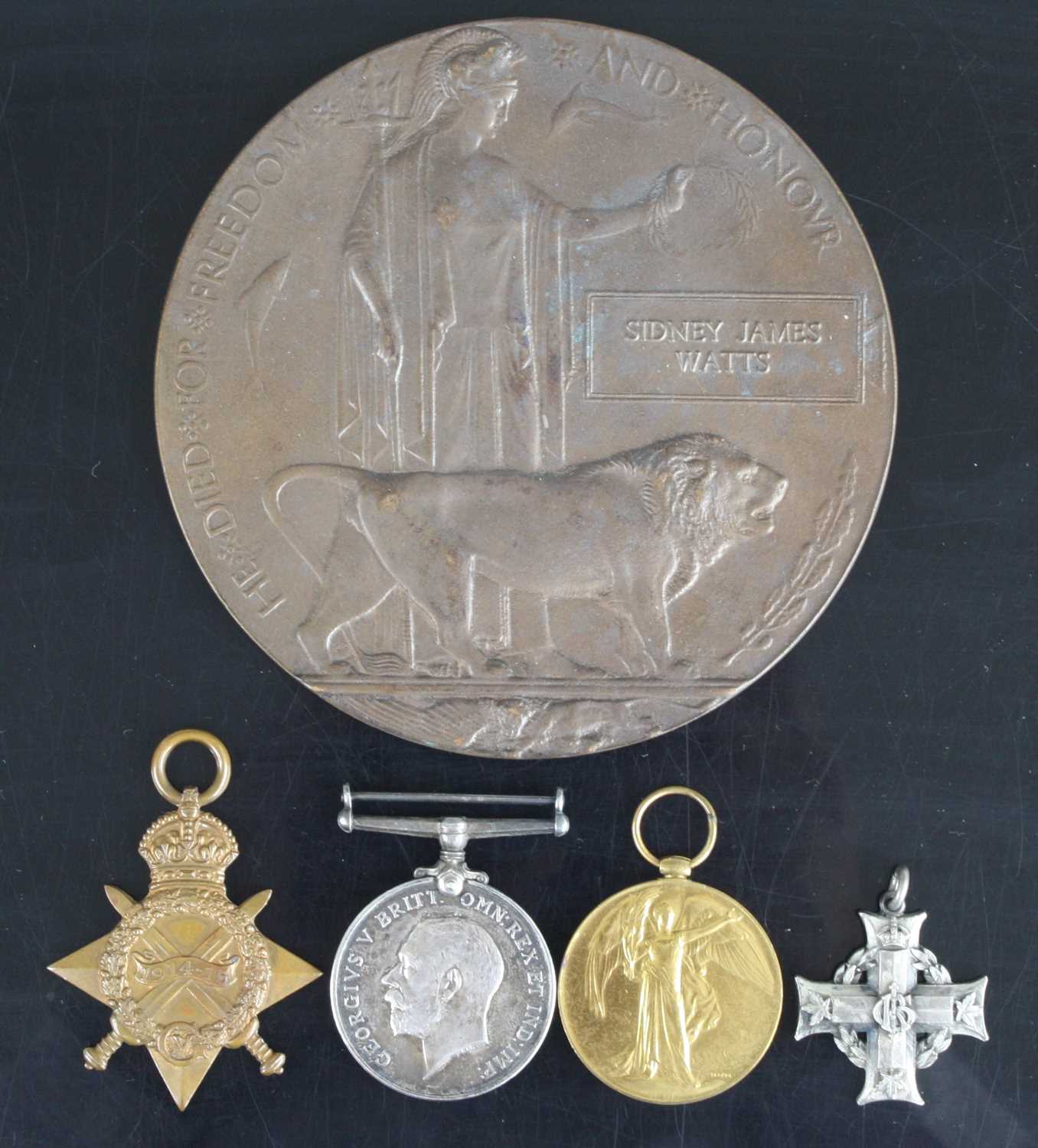 Lot 501 - A WW I Canadian Casualty group to include...