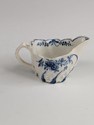 Lot 2032 - A Lowestoft porcelain cream jug, circa 1770,...