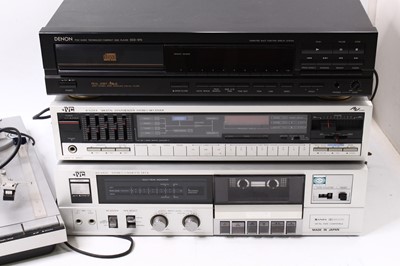 Lot 616 - A collection of assorted audio equipment to...
