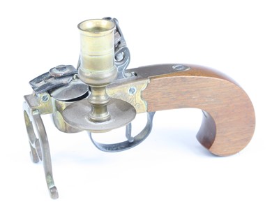 Lot 681 - A 1960's Italian novelty tinder pistol table...