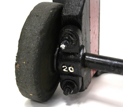 Lot 55 - Original LNER sack barrow, repainted in red...
