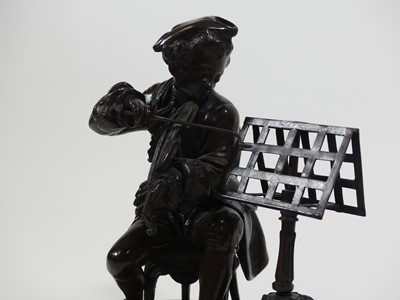 Lot 30 - A late 19th century French bronze model of a...