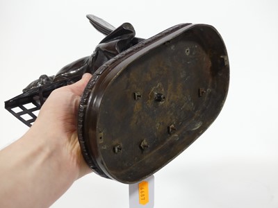 Lot 30 - A late 19th century French bronze model of a...
