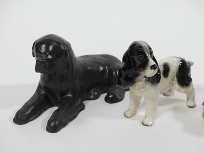 Lot 47 - A collection of five various pottery models of...