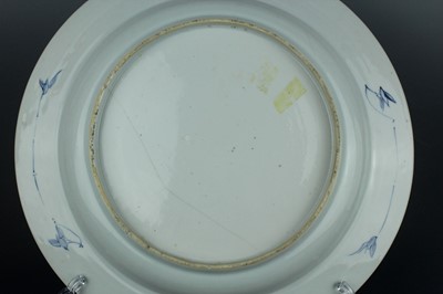 Lot 15 - A large pair of Chinese blue and white...