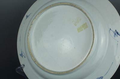 Lot 15 - A large pair of Chinese blue and white...
