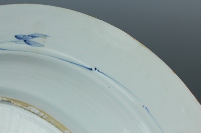 Lot 15 - A large pair of Chinese blue and white...