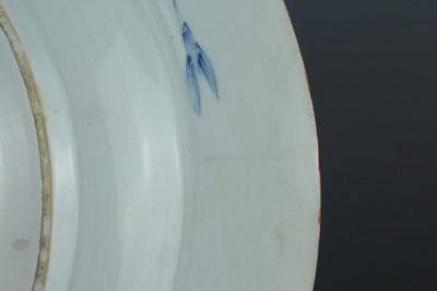 Lot 15 - A large pair of Chinese blue and white...