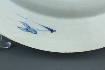 Lot 15 - A large pair of Chinese blue and white...