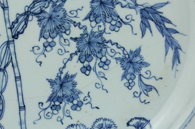 Lot 15 - A large pair of Chinese blue and white...