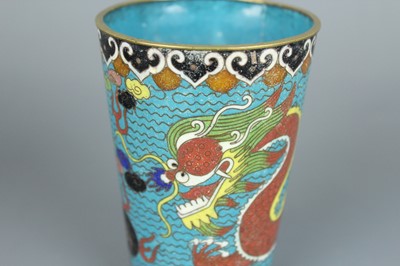 Lot 26 - Two Chinese cloisonné enamel vessels, c.1900,...