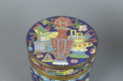 Lot 26 - Two Chinese cloisonné enamel vessels, c.1900,...