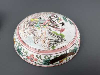 Lot 28 - A group of nine painted enamel pieces,...