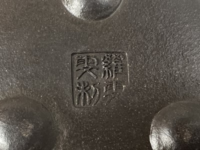 Lot 31 - Two Chinese Yixing teapots, 20th century, one...
