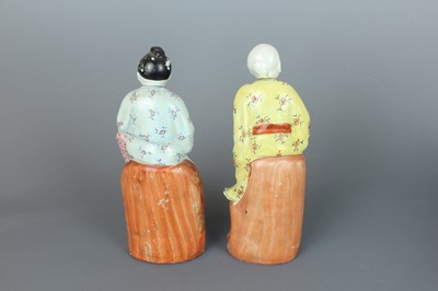 Lot 51 - A group of six Chinese porcelain figures,...
