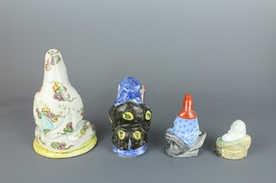 Lot 51 - A group of six Chinese porcelain figures,...