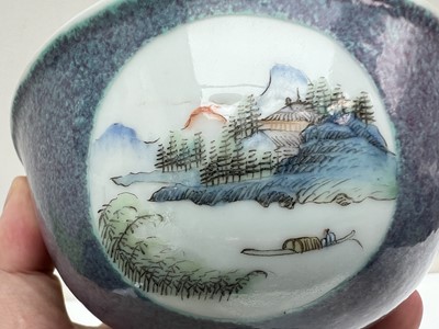 Lot 64 - A pair of Chinese “Robin’s Egg”-glazed...