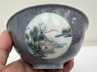 Lot 64 - A pair of Chinese “Robin’s Egg”-glazed...