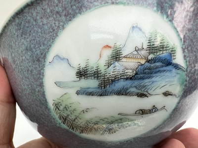 Lot 64 - A pair of Chinese “Robin’s Egg”-glazed...