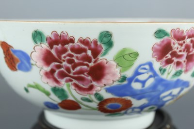 Lot 73 - A Chinese famille rose "flowers" punch bowl,...
