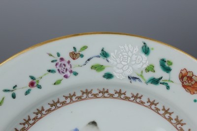 Lot 77 - A pair of Chinese famille rose “landscape”...