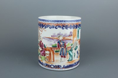 Lot 83 - A flawless large Chinese Canton famille rose...