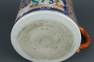 Lot 83 - A flawless large Chinese Canton famille rose...