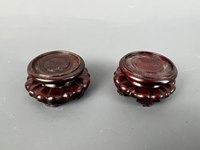 Lot 93 - A pair of Chinese famille rose “flowers” cups,...