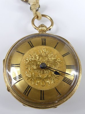 Lot 2912 - An Edwardian 18ct gold cased gent's open face...