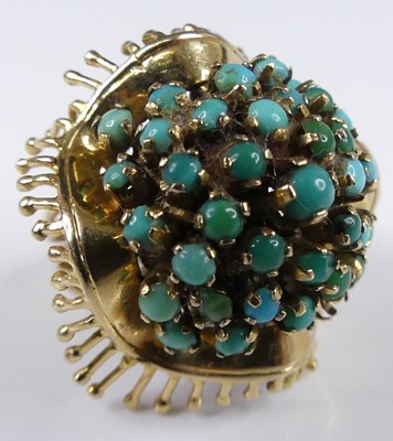 Lot 2930 - A continental mid 20th century 18ct gold and...