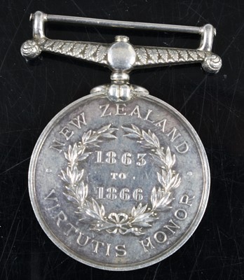 Lot 629 - A New Zealand War medal, 1863 to 1864 reverse,...