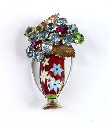 Lot 2965 - A yellow metal, blue zircon, garnet and topaz...