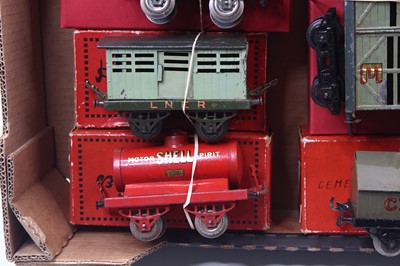 Lot 147 - Eight Hornby wagons: Probably a total repaint...