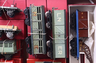 Lot 147 - Eight Hornby wagons: Probably a total repaint...