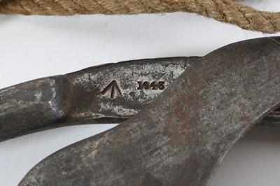 Lot 618 - A pair of WW II British military wire cutters...