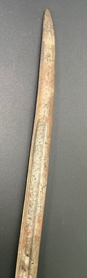 Lot 653 - A French model 1866 chassepot bayonet, having...