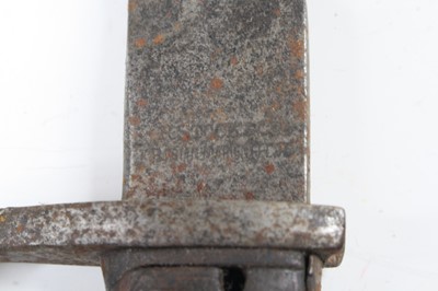 Lot 608 - A German 1898/05 pattern Pioneer butcher...