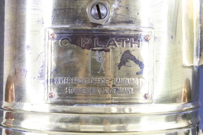 Lot 626 - A ships binnacle, having a brass domed cover...