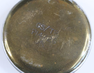 Lot 519 - A Helvetia military isssue nickel cased open...