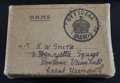Lot 666 - A group of three WW II medals to include...
