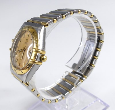 Lot 2641 - An Omega Constellation lady's bi-metal...