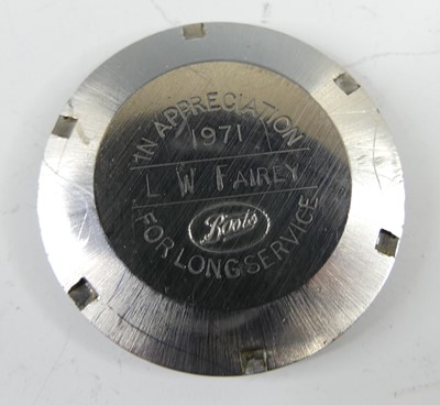 Lot 2642 - An Omega Geneve vintage gent's gold plated...