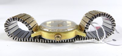 Lot 2642 - An Omega Geneve vintage gent's gold plated...
