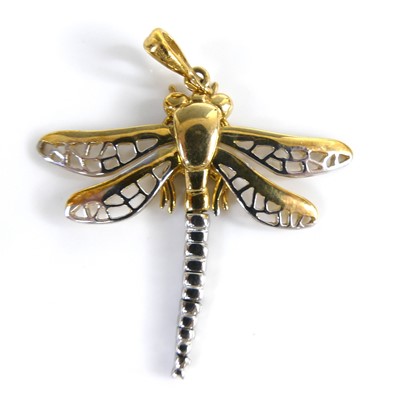Lot 2613 - A contemporary 9ct yellow and white gold...