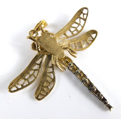 Lot 2613 - A contemporary 9ct yellow and white gold...