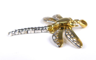 Lot 2613 - A contemporary 9ct yellow and white gold...
