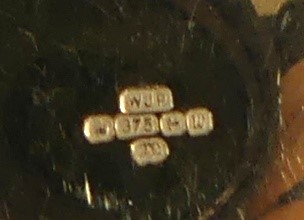 Lot 2615 - A contemporary 9ct gold diamond set oval...