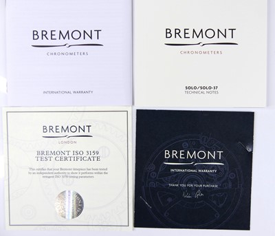 Lot 2656 - A Bremont Specialist Operations Solo 43...