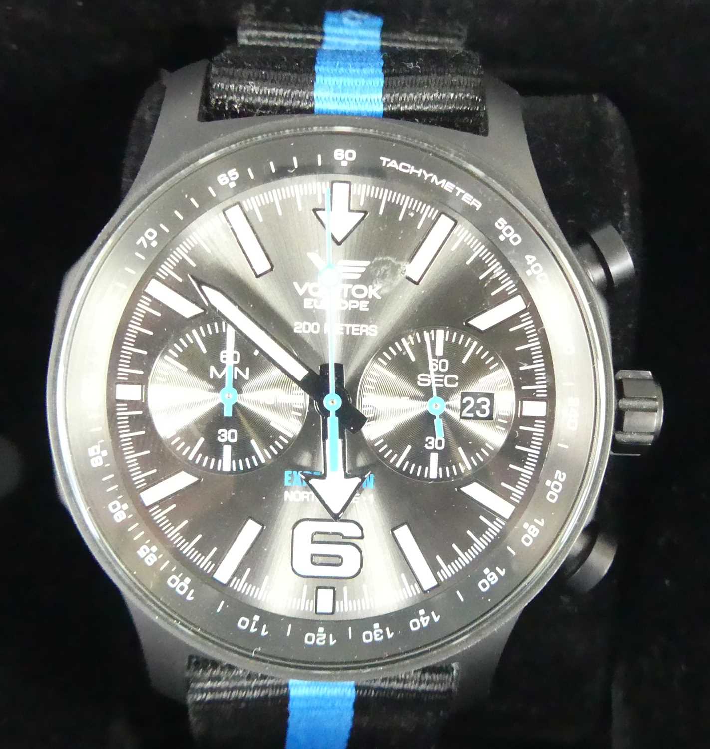 Lot 2664 - A Vostok Europe Expedition North Pole 1 black...