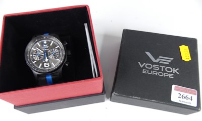 Lot 2664 - A Vostok Europe Expedition North Pole 1 black...